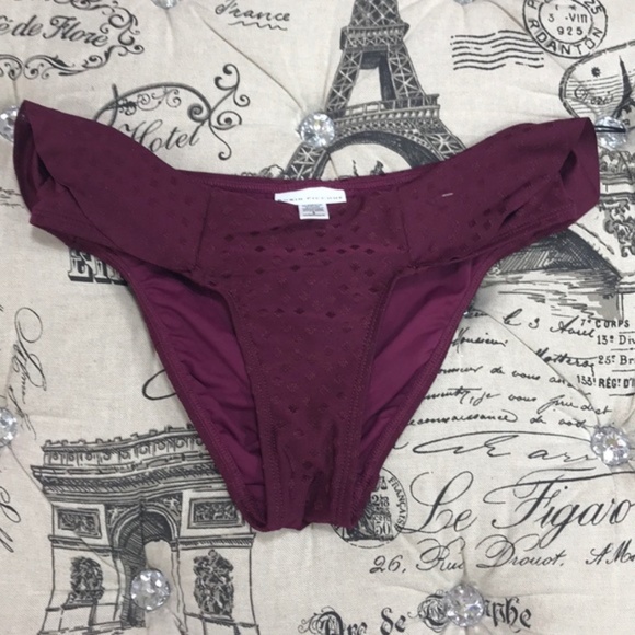 NWOT Robin Piccone Julianna Knit Bikini Bottom - Picture 4 of 7